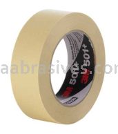 3M&trade; Specialty High Temperature Masking Tape 501+ Tan 24 mm x 55 m Individually Wrapped