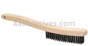 Osborn Curved Handle Scratch Brush 3 X 19 Rows #54015