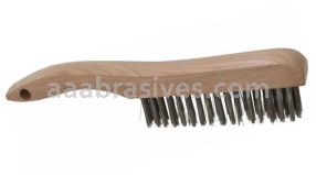 Osborn Shoe Handle SS Scratch Brush 4 X 16 Rows #54019