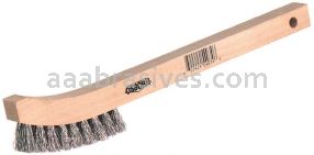 Osborn Curved Handle Polypro Scratch Brush 2 X 9 Rows #54031