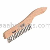 Osborn Curved Handle SS Platers Brush 1 X 16 Rows #54040