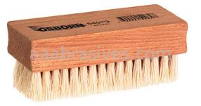 Osborn Nail Scrub 7x16 Rows Tan Polypro Solid Wood Block #54082