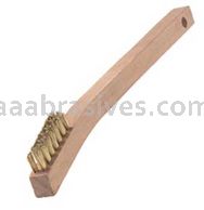 Osborn V Trim Steel Scratch Brush w/ Curved Handle 3X7 Rows #54102