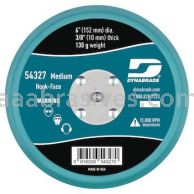 Dynabrade 54327 6" Non-Vacuum Disc Pad Hook-Face Short Nap