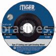 Weiler 56421 - 4-1/2" x 1/8" Z24T, 7/8” A.H., Type 27 Cutting & Light Grinding Wheel - 12382564216