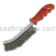 Osborn Plastic Handle Economy Scratch Brush 5 1/2” Long Carbon Steel #59701