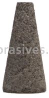 Norton 1-1/2 / 1/2 x 3 x 3/8-24/Gemini 57A24-R/E113445 NFRH Steel Bushing/Type 17 Cones - Square Tip