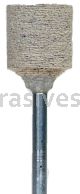 Norton W185 1/2 x 1/2 A80-HBF3 J2 1/8 x 1-1/2 BF3 Cotton Fiber Mounted Points