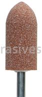 Norton A11 7/8 x 2 Gemini 38A M/N4 1/4 x 1-1/2 Vitrified Bond Mounted Points - A Shapes