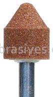 Norton A14 11/16 x 7/8 Gemini 38A M/M4A 1/4 x 1-1/2 Vitrified Mounted Points - A Shapes
