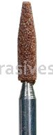 Norton A15 1/2 x 1-1/16 Gemini 38A M/J6 1/4 x 1-1/2 Vitrified Mounted Points - A Shapes