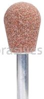 Norton A23 3/4 x 1 Gemini 38A M/M4 1/4 x 1-1/2 Vitrified Bond Mounted Points - A Shapes