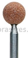 Norton A26 5/8" Ball Gemini 38A M/J6 1/4 x 1-1/2 Vitrified Bond Mounted Points - A Shapes