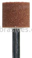 Norton A39 3/4 x 3/4 Gemini 38A M/M4A 1/4 x 1-1/2 Vitrified Bond Mounted Points - A Shapes