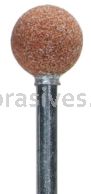 Norton B122   3/8" Ball/Gemini 38A M/F/I2 1/8 x 1-1/2/Vitrified Bond Mounted Points - B Shapes