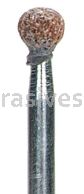 Norton B123 3/16" Ball Gemini 38A M/F2 1/8 x 1-1/2 Vitrified Mounted Points - B Shapes
