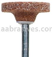 Norton W200 3/4 x 1/8 Gemini 38A M/I2 1/8 x 1-1/2 Vitrified Bond Mounted Points - W Shapes