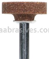 Norton W216   1 x 1/4/Gemini 38A M/M4A 1/4 x 1-1/2/Vitrified Bond Mounted Points - W Shapes