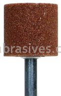 Norton W220 1 x 1 Gemini 38A M/M4 1/4 x 1-1/2 Vitrified Bond Mounted Points - W Shapes