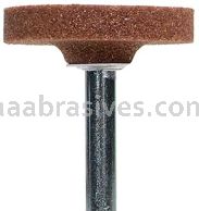 Norton W235 1-1/2 x 1/4 Gemini 38A M/M4A 1/4 x 1-1/2 Vitrified Bond Mounted Points - W Shapes