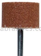 Norton W237 1-1/2 x 1 Gemini 38A M/M4 1/4 x 1-1/2 Vitrified Bond Mounted Points - W Shapes