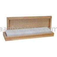 Norton 8 x 2 x 3/4-1 w/ wooden box/Arkansas Hard, Ultra Fine HM8 Bench Oil Stones
