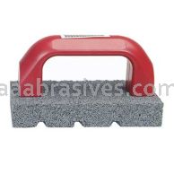 Norton 8 x 3-1/2 x 1-1/2 Fluted w/handle Rubbing Bricks