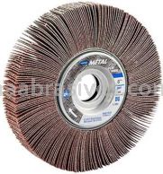 Norton 6 x 1 x 1 P80-X Norton Metalite R265 Large Diameter Flap Wheels