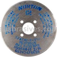 Norton 6 x 3-7/8 x 4.875 57A54-KVS3 Rim 9/16 Plate A308567 Type 02 Cylinder Wheels