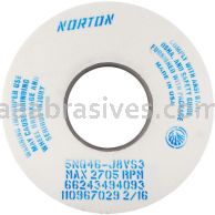 Norton 12 x 1-1/2 x 5 5NQ46-JVS3 Type 01 Straight Wheels