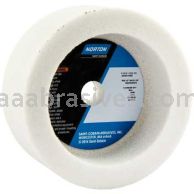 Norton 3-1/2 x 1-1/2 x 1/2 38A60-KVBE Rim 1/2 Back 1/2 Type 06 Straight Cup Wheels
