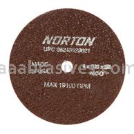 Norton 4 x .035 x 3/8 A60-OBNA2/D Sides Reinforced Type 01 Straight Wheels