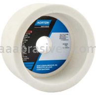 Norton 3-1/2 x 1-1/2 x 1/2 38A80-JVBE Rim 1/2 Back 1/2 Type 06 Straight Cup Wheels