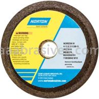 Norton 4 x 3 x 2 x 5/8-11 rim 3/4 back 3/4 Norzon 4NZ16-Q ME48976 E100587 NCRH Steel Bushing Type 11 Flaring Cup Wheels