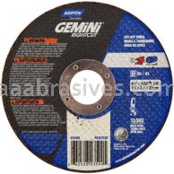 Norton 4-1/2 x 3/32 x 7/8 Gemini RightCut D Sides Reinforced Type 01 Straight Wheels