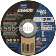 Norton 4-1/2 x .045 x 7/8 Gemini RightCut D Sides Reinforced Type 01 Straight Wheels