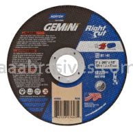 Norton 5 x .045 x 7/8 Gemini RightCut D Sides Reinforced Type 01 Straight Wheels