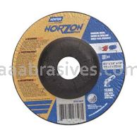 Norton Abrasives 66252829540 4-1/2 x 1/4 x 7/8 Norton NorZon Plus 2 pk Type 27 Depressed Center Wheels