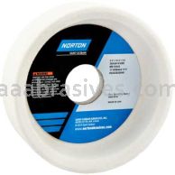 Norton 5 x 1-1/2 x 1-1/4 38A60-KVBE Rim 3/8 Back 3/8 Face Y  ME19243 Type 06 Straight Cup Wheels