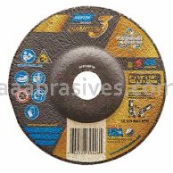 Norton 66252839426 5 x 1/8 x 7/8 Quantum3 Type 27 Depressed Center Wheels