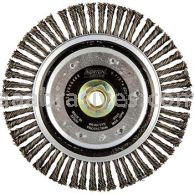 Norton 6-7/8x.020x5/8-11/Carbon Steel/*Bulk Packed/Stringer Bead Knot Wire Wheel Brushes For Steel