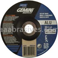 Norton Abrasives 66252841911 6 x .045 x 7/8 Norton Gemini RightCut ALU Type 27 Depressed Center Wheels