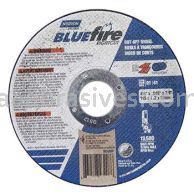 Norton Abrasives 66252842159 4-1/2 x .045 x 7/8 Norton BlueFire RightCut 5 pk Type 01 Straight Wheels