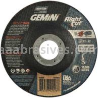 Norton Abrasives 66252842161 4-1/2 x .045 x 7/8 Norton Gemini RightCut 5 pk Type 27 Depressed Center Wheels