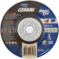 Norton Abrasives 66252843228 5 x .040 x 5/8-11 Norton Gemini Rightcut Type 27 Depressed Center Wheels