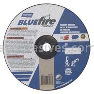 Norton Abrasives 66252843238 9 x 1/8 x 7/8 Norton BlueFire Foundry Type 27 Depressed Center Wheels