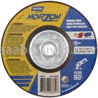 Norton Abrasives 66252843332 5 x 1/4 x 5/8-11 Norton NorZon Plus Type 27 Depressed Center Wheels