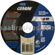 Norton Abrasives 66252843589 4-1/2 x .125 x 7/8 Norton Gemini Mini Disc Type 27 Depressed Center Wheels
