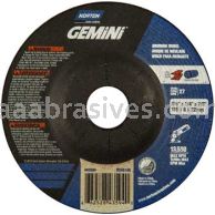 Norton Abrasives 66252843594 4-1/2 x 1/4 x 7/8 Norton Gemini Mini Disc Type 27 Depressed Center Wheels
