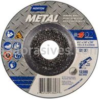 Norton Abrasives 66252843607 4-1/2 x 1/4 x 7/8 Norton Metal Type 27 Depressed Center Wheels